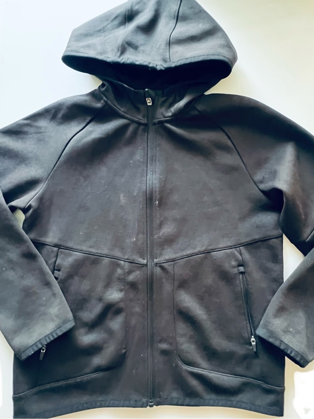 Athletic Works Sz L(10-12) Kids Black Hoodie Sweatshirt